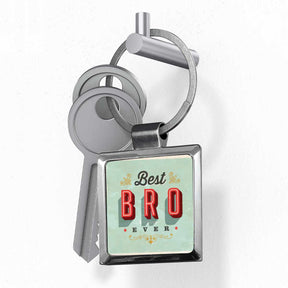 Best Ever Bro Metal Keychain