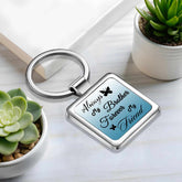 Always my Brother Forever my Friend Metal Keychain