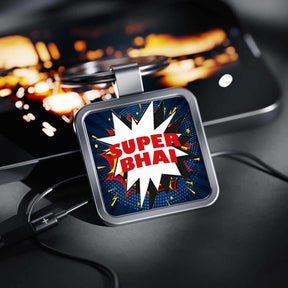 Super Bhai Metal Keychain