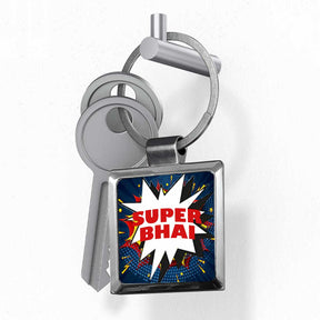 Super Bhai Metal Keychain