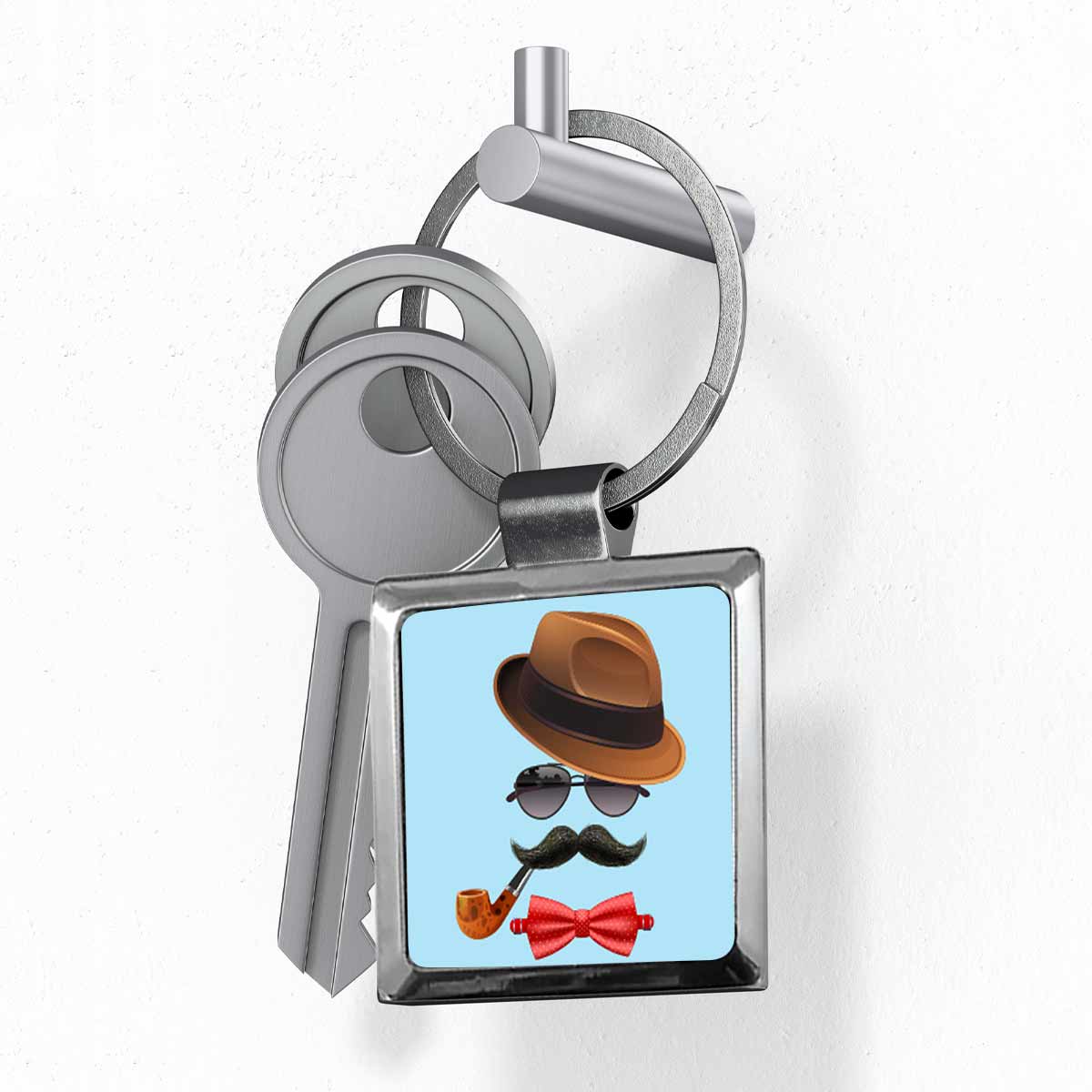 Suave Dad Metal Keychain