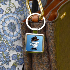 Happy Father's Day Metal Keychain