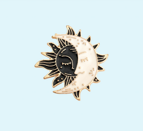 ‘SUN & MOON YIN-YANG’ Lapel Pin