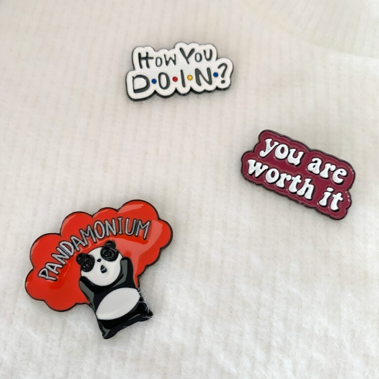 ‘YOU ARE WORTH IT’ Lapel Pin