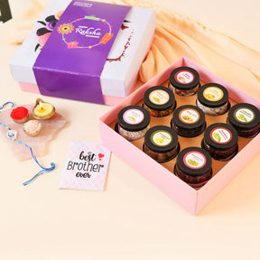 Fiesta Rakhi Hamper Box