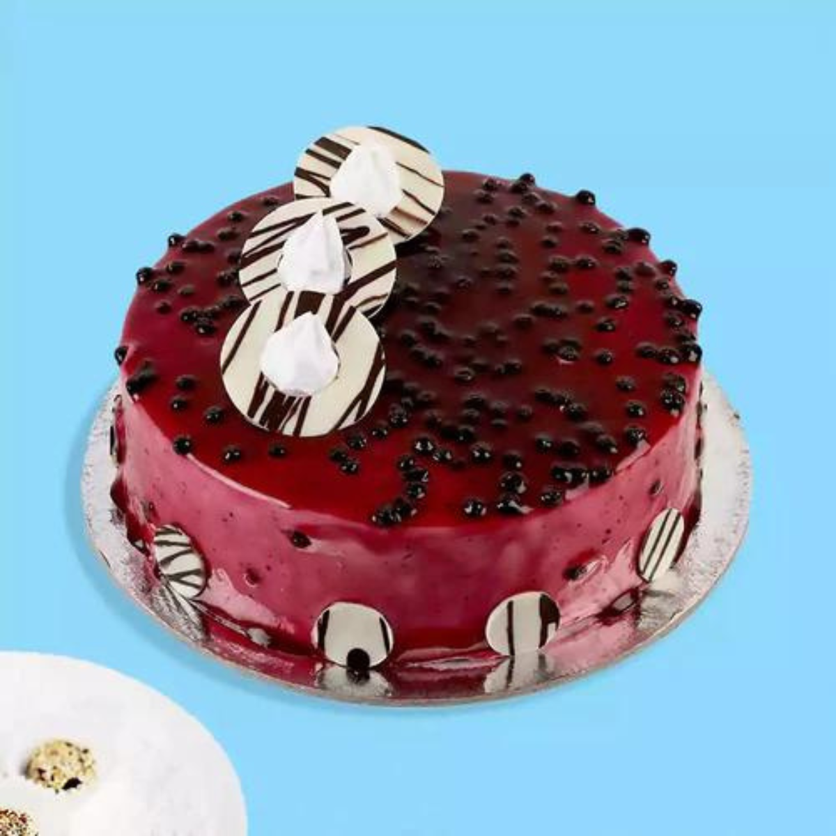 Buy Pink Printed Wood Cake Stand Online at Best Price in India - Nestroots