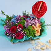 Equisite Mixed Flowers Rectangular Box