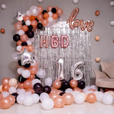 Romantic Rose Gold Birthday Decor Theme