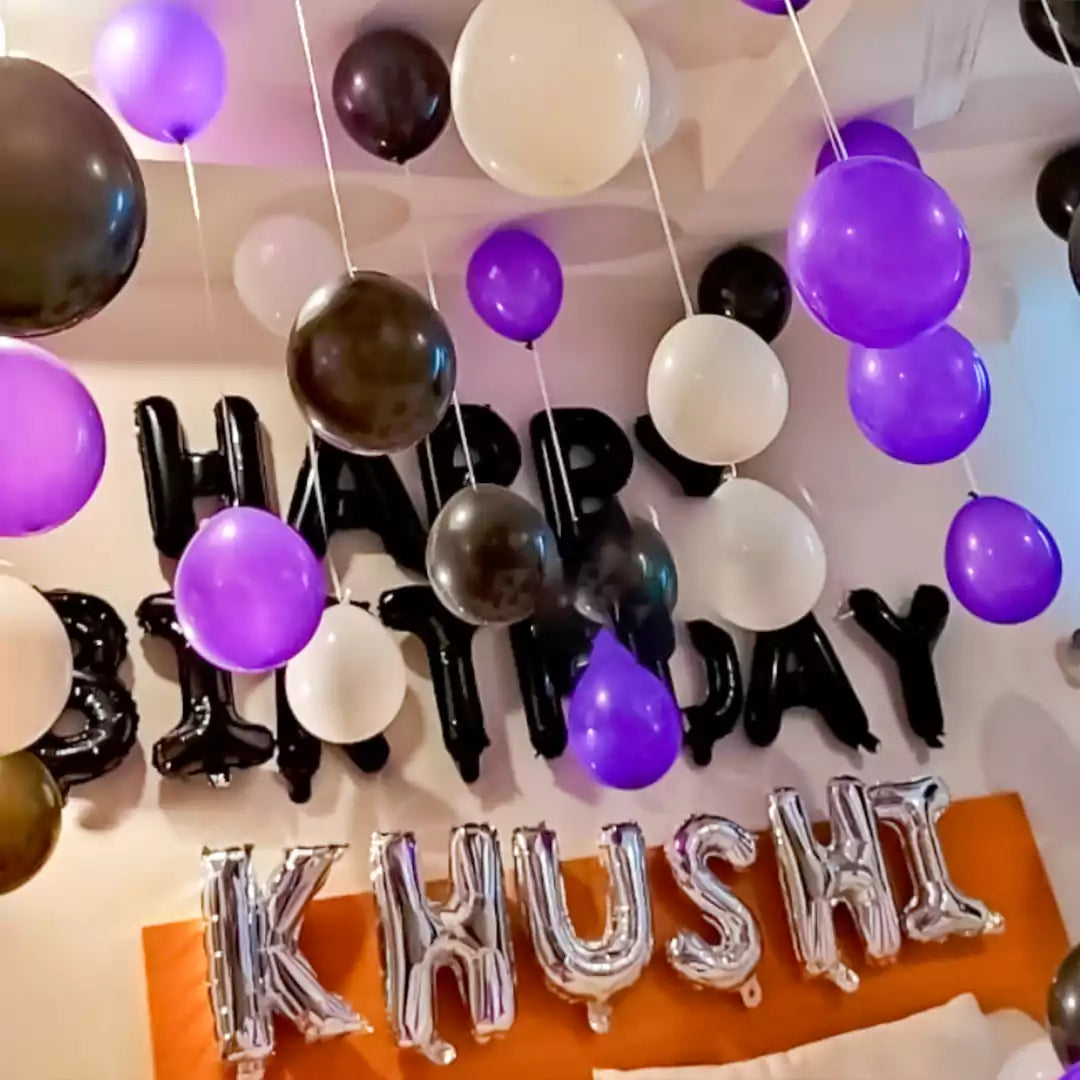 Pretty Purple Birthday Decoration