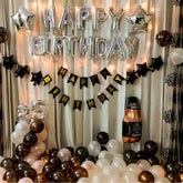 Black Birthday Decoration