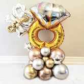 Proposal Ring Balloon Bouquet