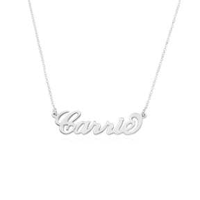 Personalised Carrie Name Pendant