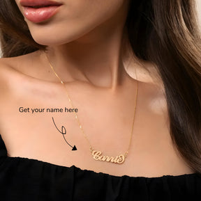 Personalised Carrie Name Pendant