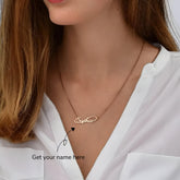 Personalised Infinity Name Pendant