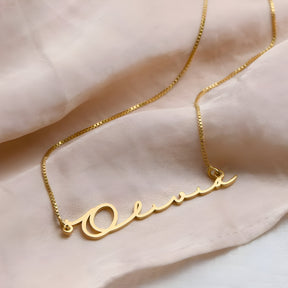 Personalised Signature Name Pendant