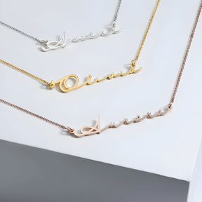 Personalised Signature Name Pendant