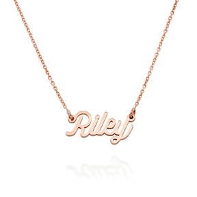 Personalised Twirl Script Name Pendant