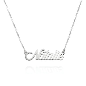 Personalised Twirl Script Name Pendant
