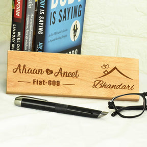 Home Text Name Plate
