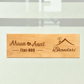 Home Text Name Plate