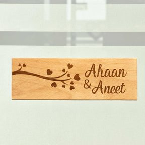 Personlized Modern Door Name Plate for Office and Home