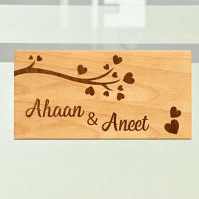 Personlized Modern Door Name Plate for Office and Home