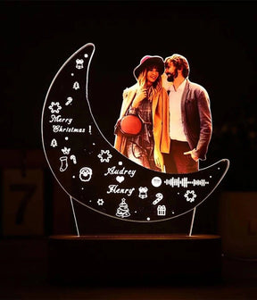 Personalized Spotify Led Photo Moon Lamp Gift For Christmas