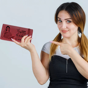 Personalized Charming Red Cherry Wallet Perfect Gift For Female Teacher