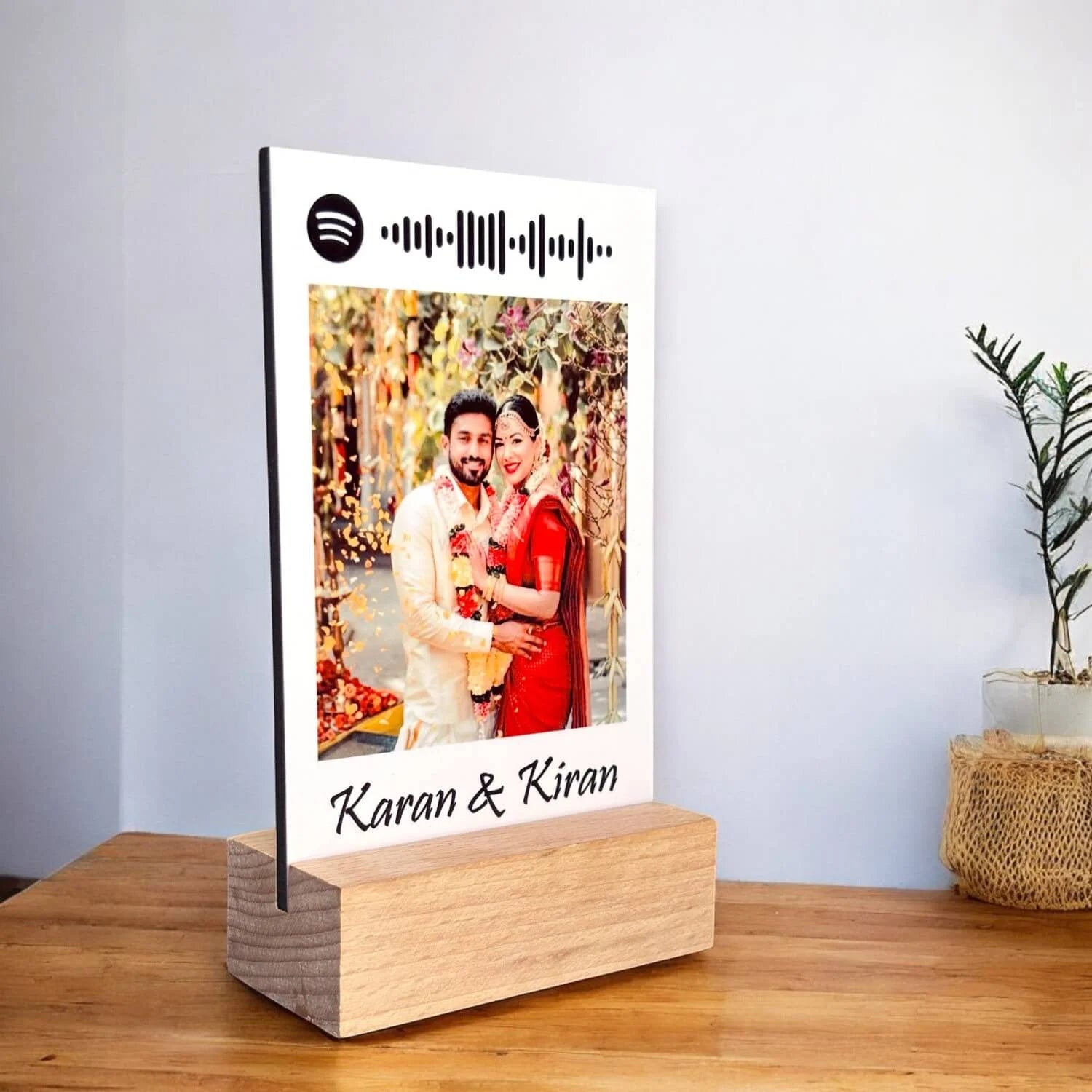 Personalized Spotify Frame for Couples