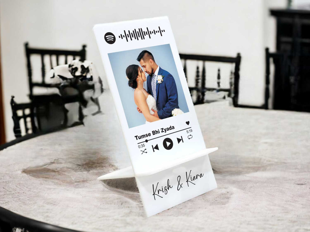 Personalized Spotify Mobile Stand For Desk