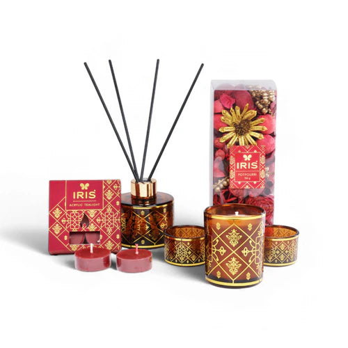 Iris Jewel Rose Gold Fragranced Premium Gift Set