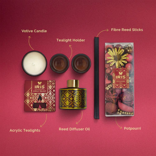 Iris Jewel Rose Gold Fragranced Premium Gift Set
