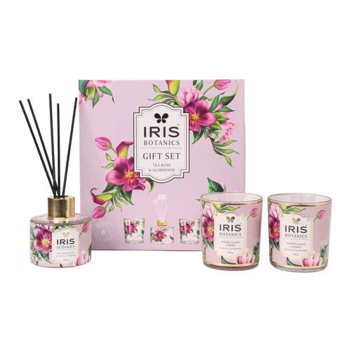 Iris Botanics Tea Rose & Agarwood Gift Set