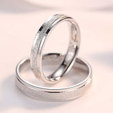 Harmony Duets Adjustable 925 Sterling Silver Couple Rings