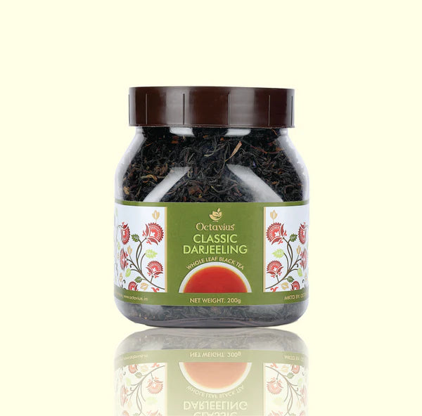 Classic Darjeeling Black Tea Loose Leaf - 200 Gms Jar