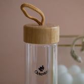 Borosilicate Glass Bottle With Wooden Cap