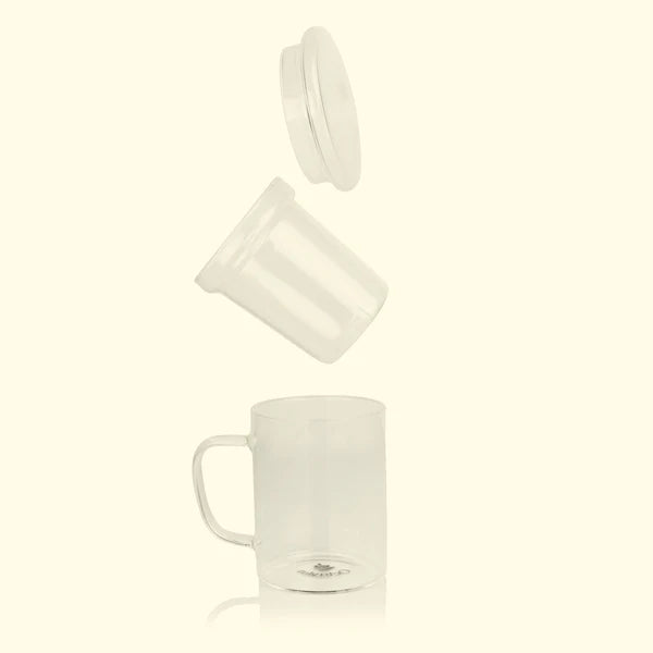 Borosilicate Glass Green Tea Mug With Infuser