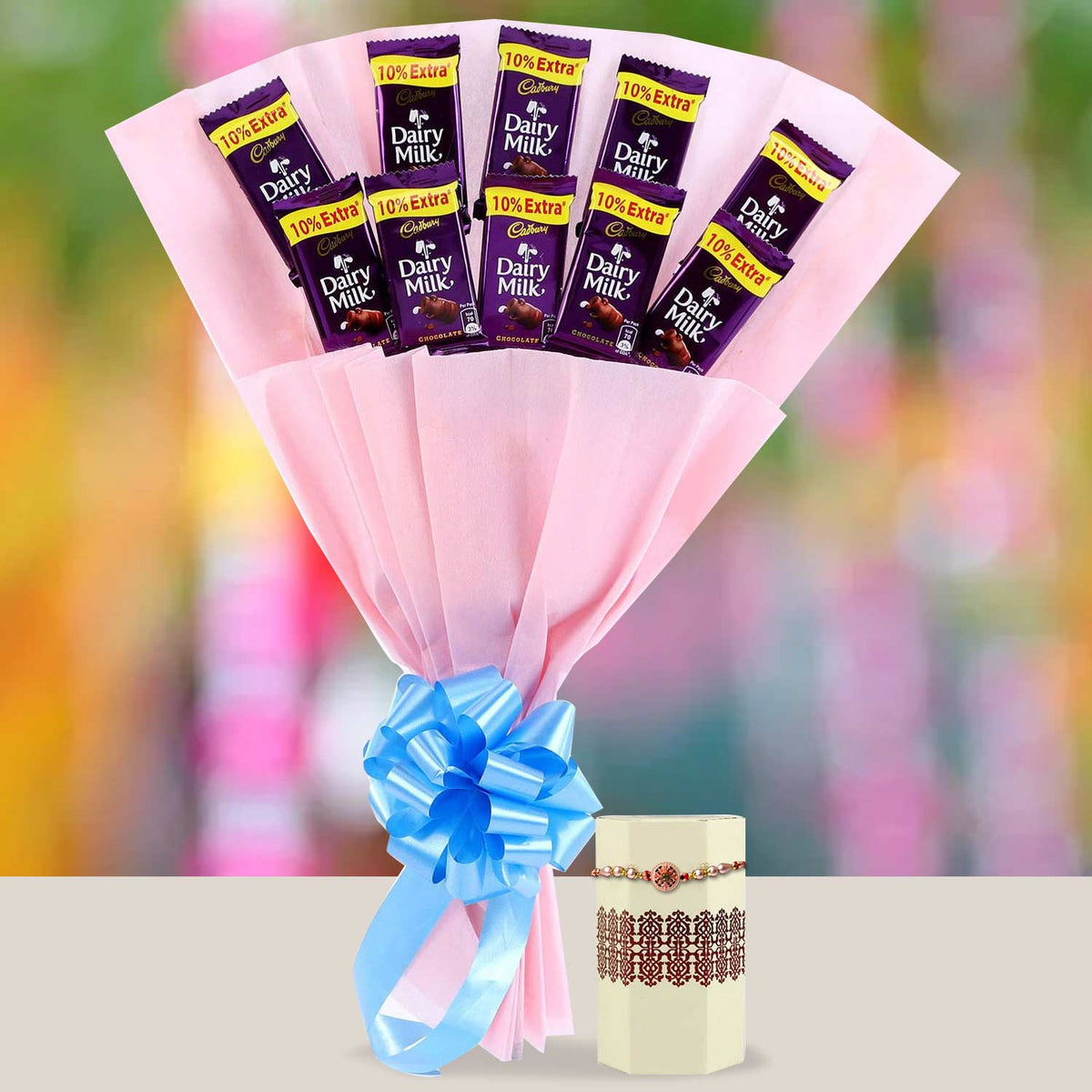 Rakhi Reverie Chocolate Bouquet-1