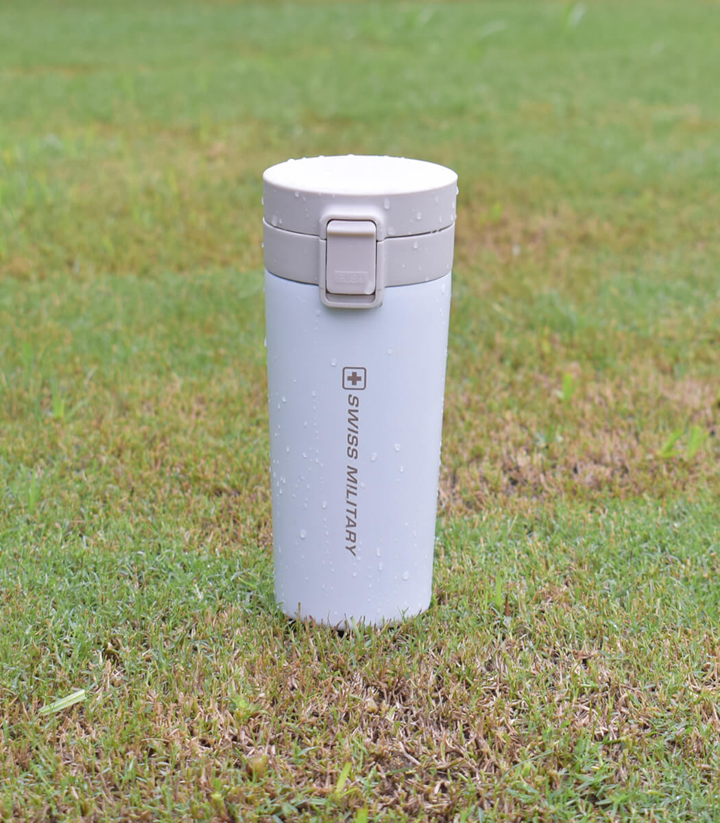 Vacuum Insulated Tumbler With Spillproof Lid, 300ml, White