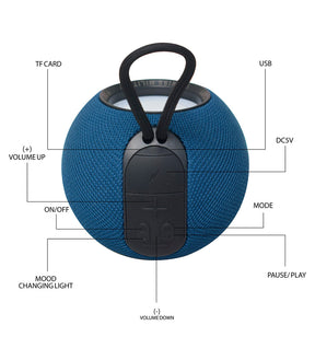 Swiss Military Musica Blue Wireless Bluetooth Speaker