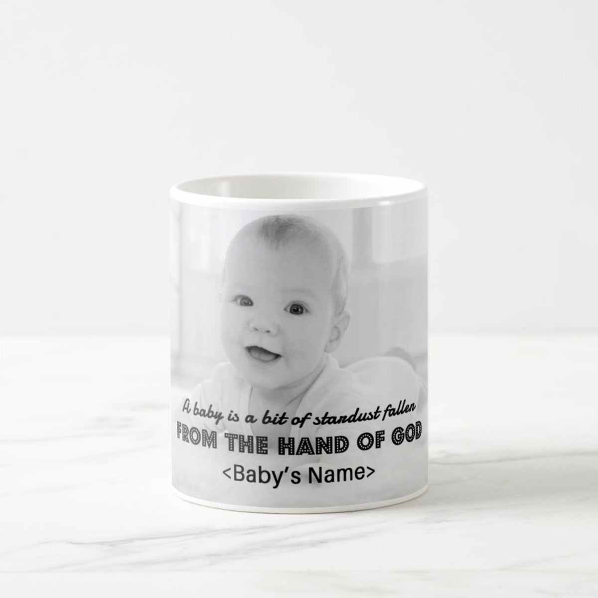 Personalised New Baby Mug