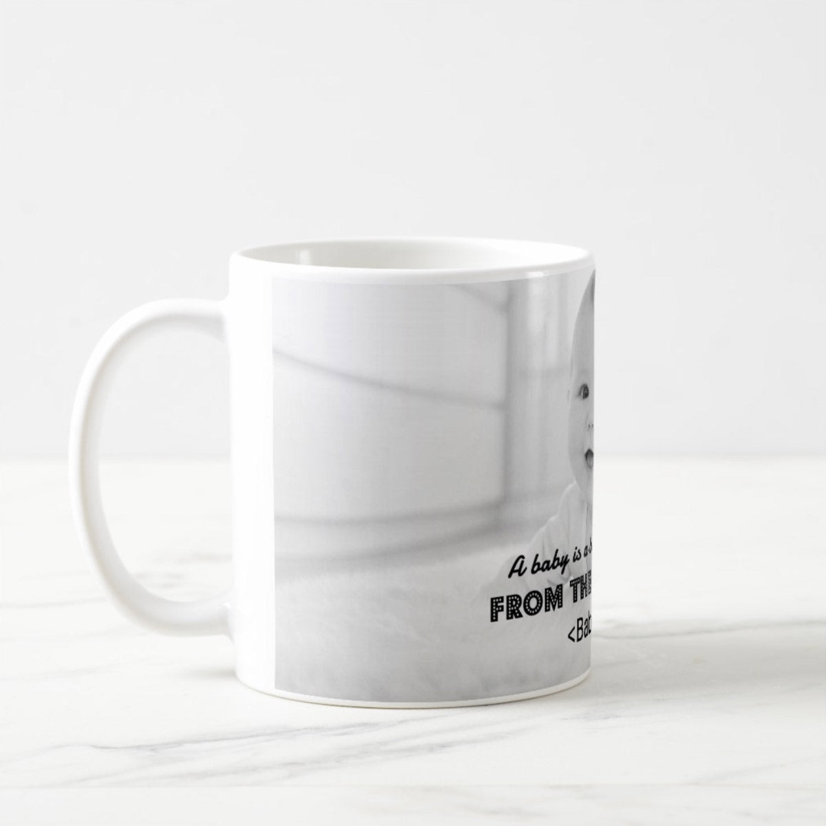 Personalised New Baby Mug