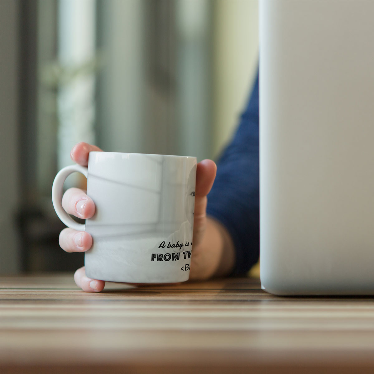 Personalised New Baby Mug