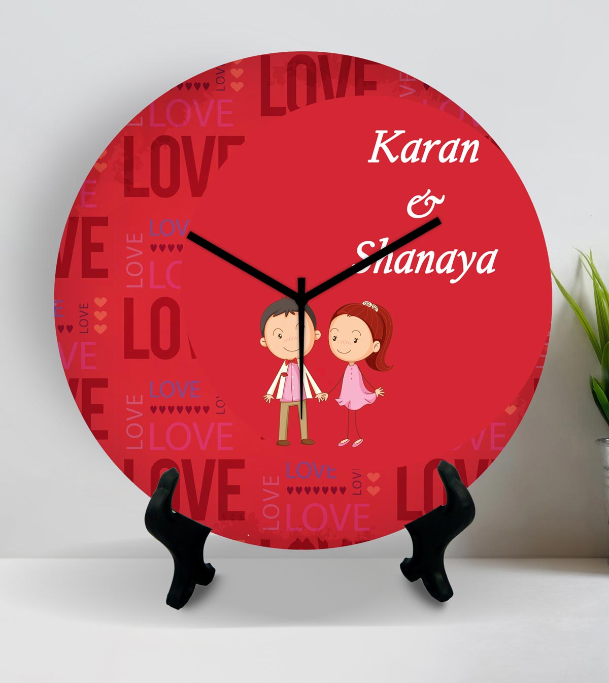 Personalised Couple Clock