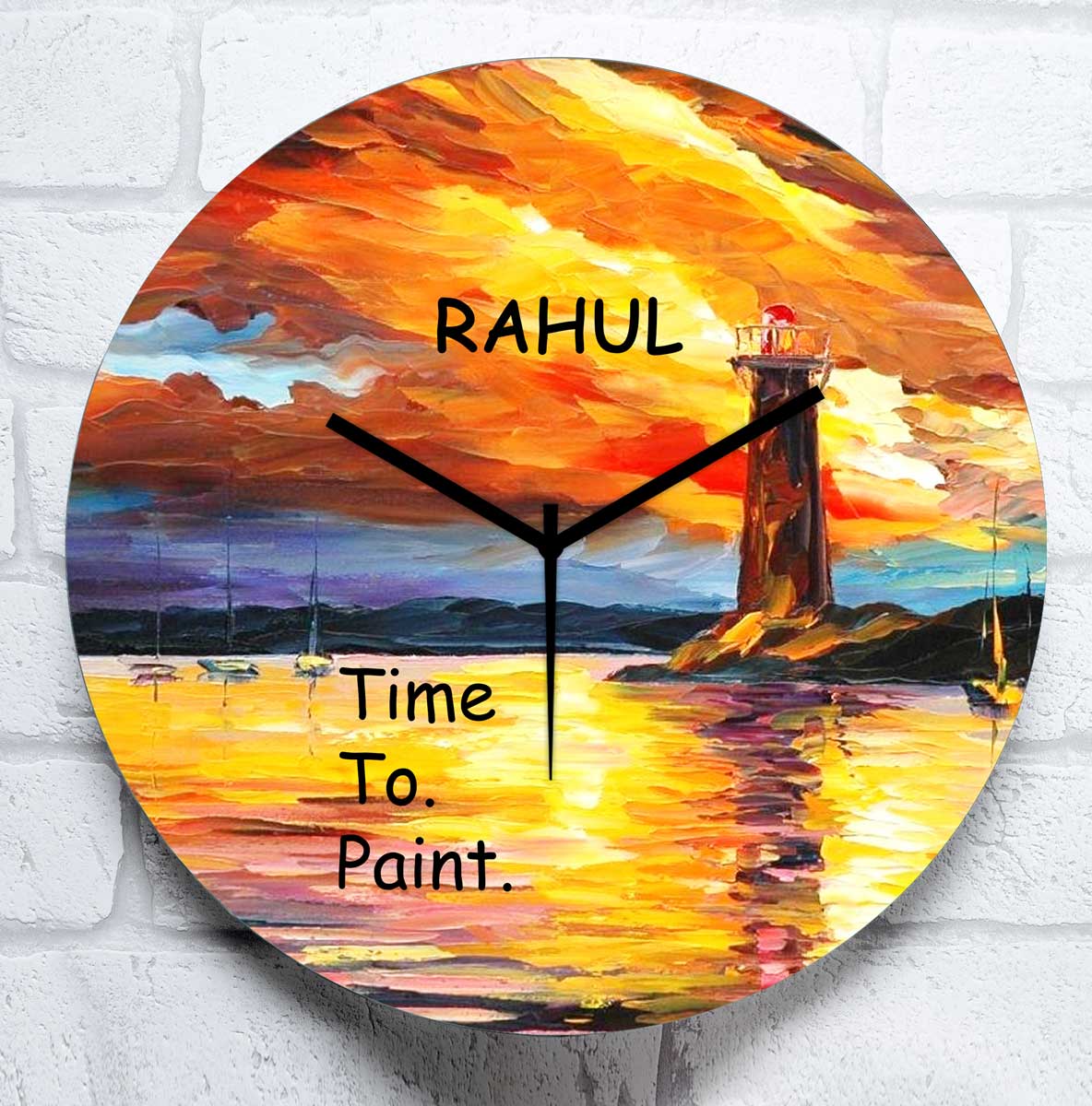 Personalised Painting Clock