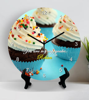 Personalised Cuppycake Clock