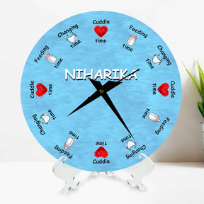 Personalised Baby Clock