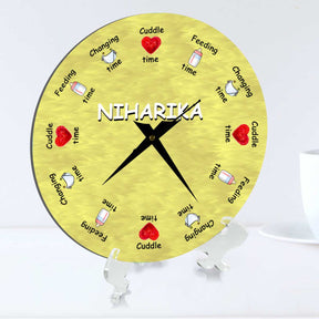 Personalised Baby Clock