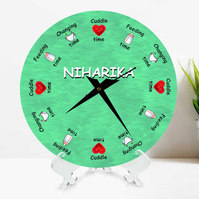 Personalised Baby Clock