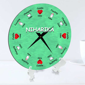 Personalised Baby Clock